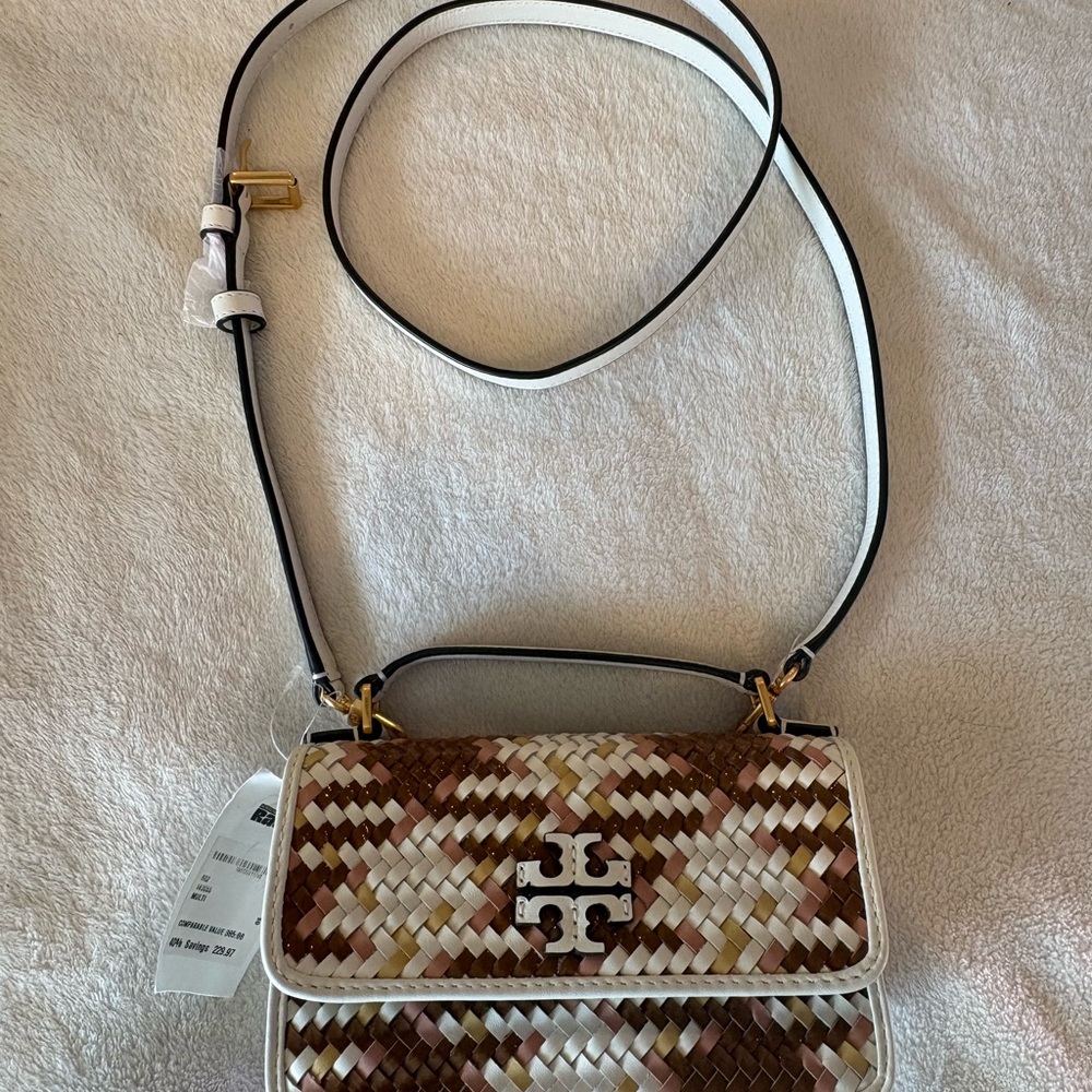 Tory Burch Multicolor Woven Crossbody Bag - Picture 2 of 15